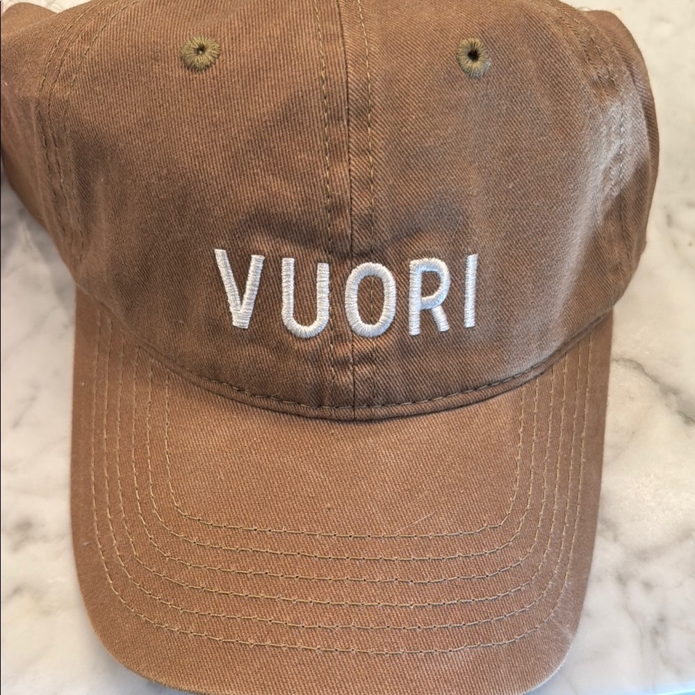 NWT Vuori Tan Baseball Cap